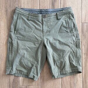 Kuhl Spire Cargo Shorts Women's 10 Green Hiking Outdoor Gorpcore Summer
